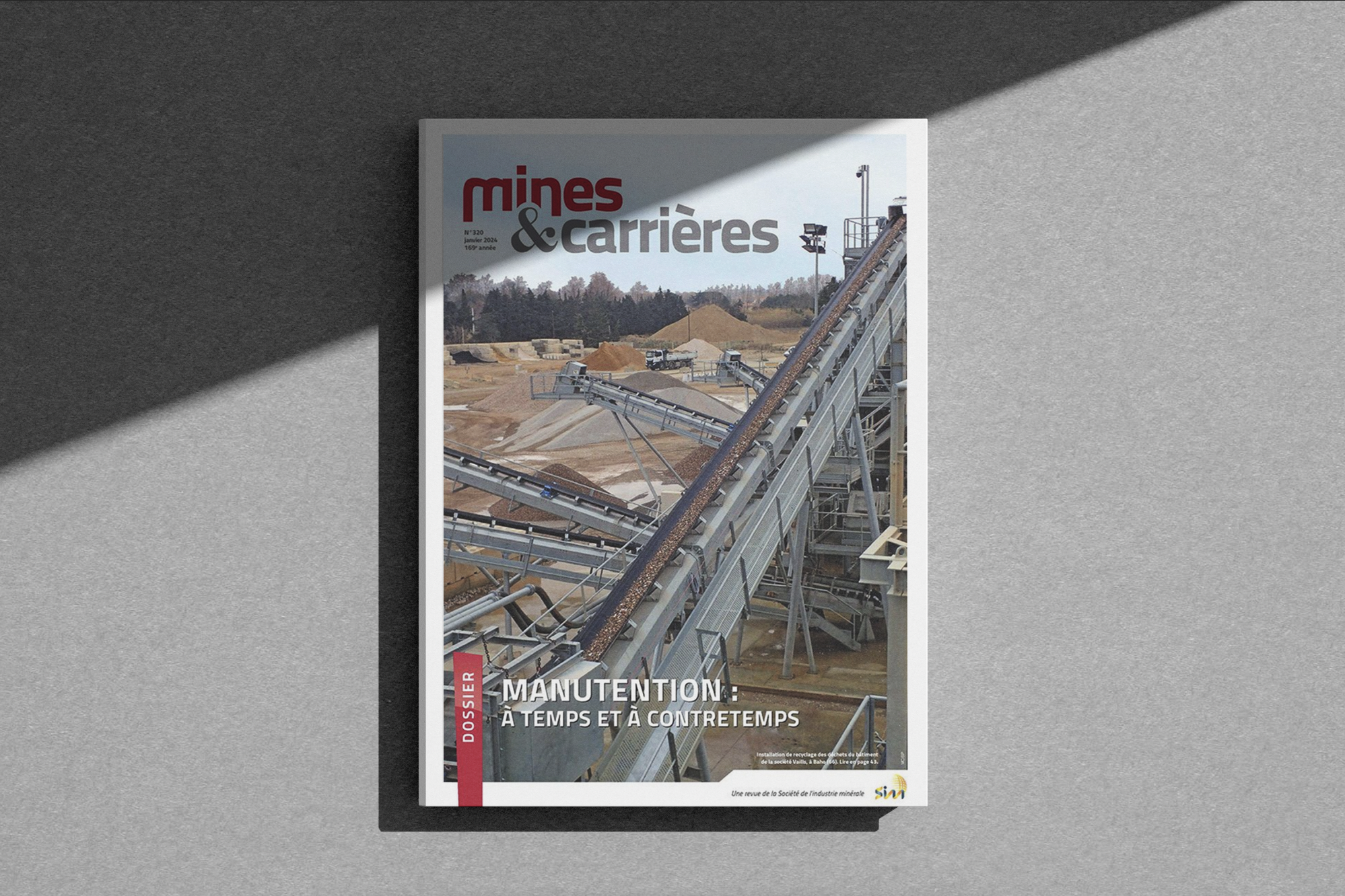 MI-F - Mines & Carrières n°320  : Dossier Manutention